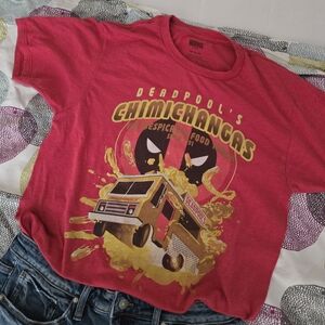 Marvel Deadpool's Chimichangas Red T-Shirt
